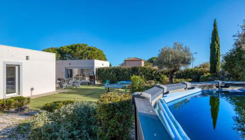 "L'Atrium"-Villa de standing -Piscine-Spa-Salle de jeux - Foto 3, Garden, sunbed, Garden view