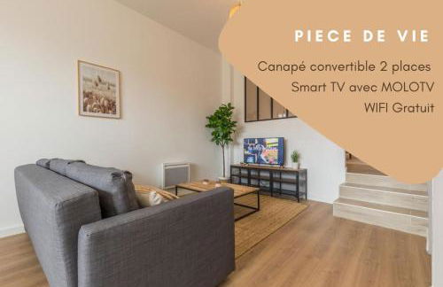 LE LOFT - Studio ouvert, salle de bain italienne, idéal couples - Foto 7