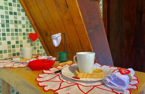 Chalé 1 Alto na Montanha, com lareira e wi-fi - Foto 9