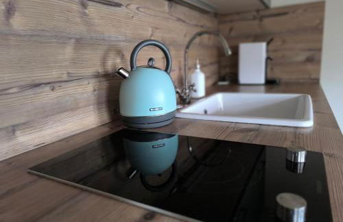 5Sterne Ferienwohnung im Fachwerk mit Bergblick in Alleinlage und großem Garten, Infrarotkabine - Foto 16