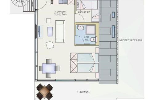 Appartment Seeblick 5 1OG Grundbelegung 4 Pers - Foto 7