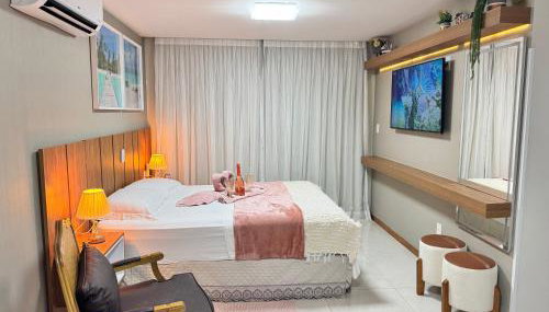 Magnífico APARTAMENTO de Charme - 3 quartos AR CONDICIONADOS SPLIT - Beira Mar, 2 banheiros, 2 Vagas Garagem, 4 Varandas, 2 Elevadores, Redes para Descanso, Wi-Fi, Air Fryer, Disney Plus, HBO Max, Cadeiras de Praia e Caixa Térmica - Foto 5