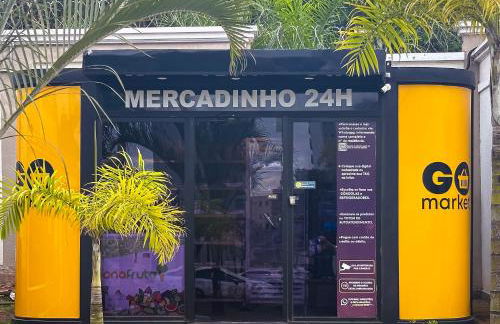 Flats Praia Uberlandia - Apt próximo ao Praia Clube - Area de lazer com Portaria 24 horas, piscina, academia, brinquedoteca, churrasqueira e áreas verdes para caminhadas - Foto 33