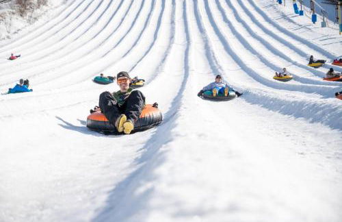 Bool Bear Lodge a pet friendly Pocono Vacation Home with Fireplace, BBQ and more - Foto 50