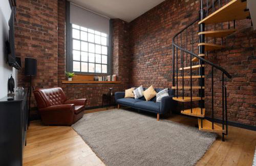 Liverpool Warehouse Flat - Sleeps 5, WiFi, Free On-Site Parking - Foto 13