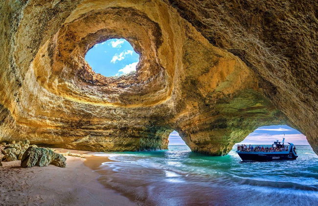 Barco por las cuevas de Benagil + Avistamiento de delfines - Foto 5