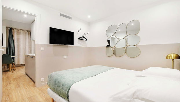 Comfort Apartment 1bd/4p With AC - Near Montmartre - Foto 2, Habitación