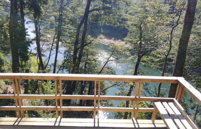 Wonderful Rustic Cabin 2, With Native Logs, on the Banks of the Trancura River - Foto 15