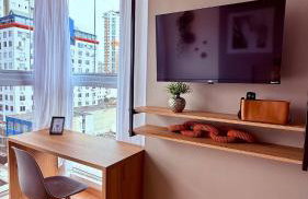 Studio novo e amplo no Centro com ar e home office - Photo 10