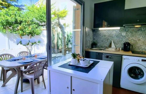 Le MARINE Rez de Jardin direct Plage Parking Privé Climatisé - Foto 3