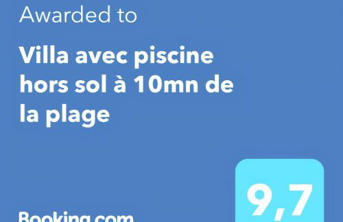 Villa avec piscine hors sol à 10mn de la plage - Foto 8