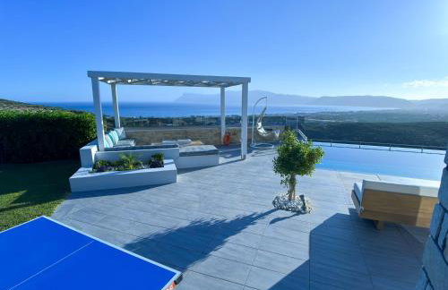 Paleokastro Villas with Private Heated Pool, Top Views - Next To Center - Top WiFi - Foto 59