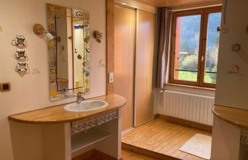 l'Echo des Glieres vue montagne centre village sauna & grill - Foto 25