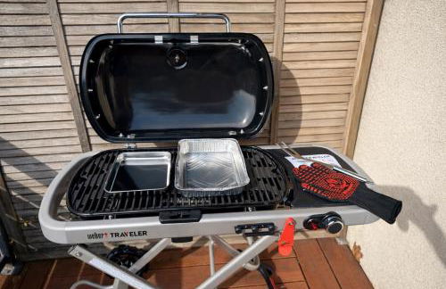 KATIES Apartments bei Regensburg - 3 Zimmer, 6 Personen, Infrarot-Sauna, Disney Plus, Balkon, Grill & Parkplatz - Foto 5