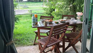 Studio Cabine RDC Pied des Pistes - Foto 2, Garden, Garden view