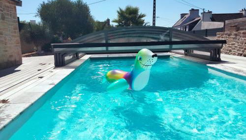 Magnifique longère avec piscine chauffée à 3 mn d'Audierne et 8 mn de pont croix , parking privé - Foto 1