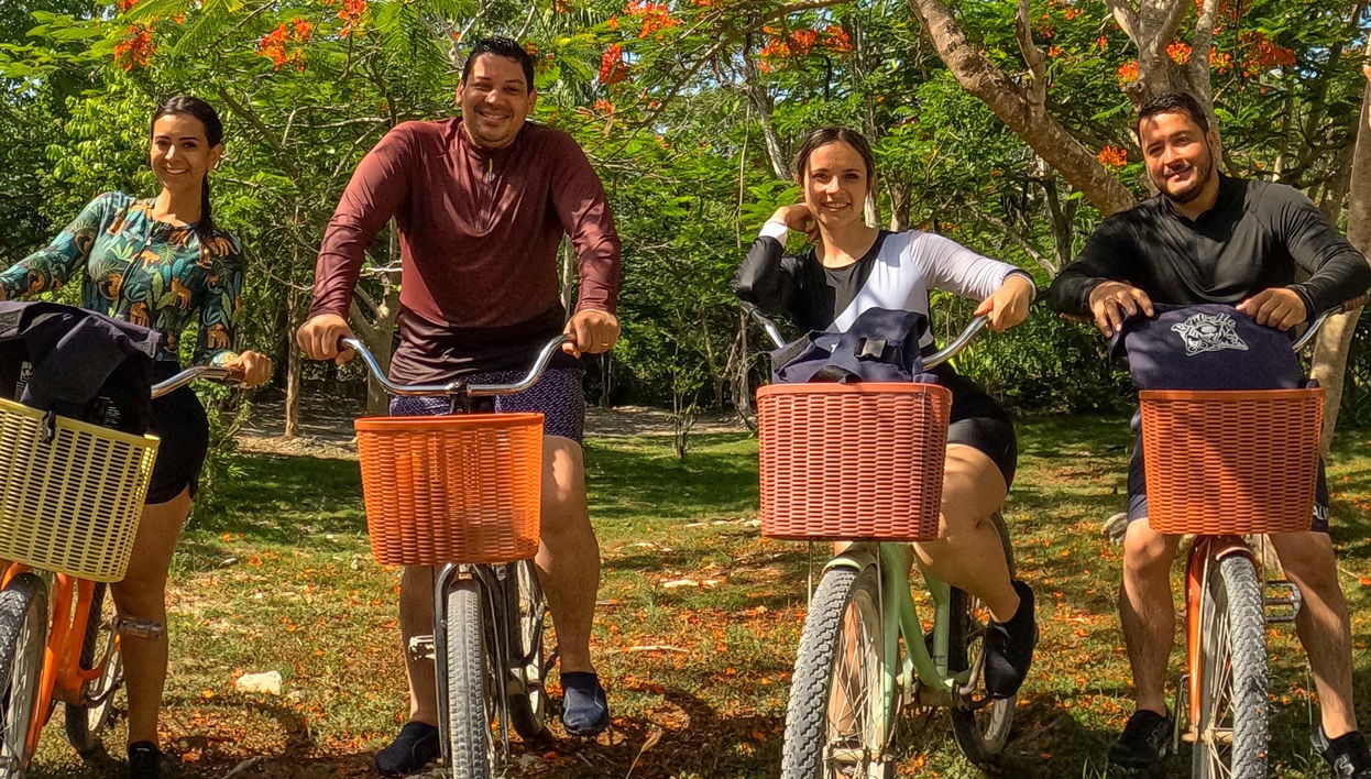Tour en bicicleta por Chemuyil y sus cenotes