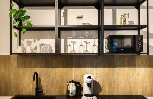 Boardinghaus Grünefeld -W2 - Schöne Serviced Apartments - Küche - Smart TV - P - Premiummatratzen - Rainshower by Wooon - Foto 10