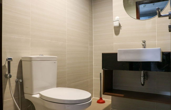 Beautiful Pool View Homey Spacious Studio At West Vista Apartment - Foto 17