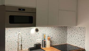 New & serene II 1 bedroom appartement near La Défense Paris Parking and Fibre - Foto 5, stove, dishwasher, minibar