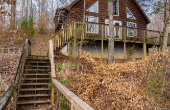 14 Guest 7 Bed 4 BR Lakefront Cabin w Hot Tub - Foto 47