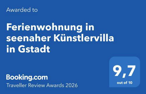 Ruhige Ferienwohnung in seenaher Künstlervilla in Gstadt - Foto 45