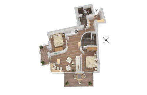 Panorama Suite- Apartment in der Hafenresidenz mit Panoramablick - Foto 25