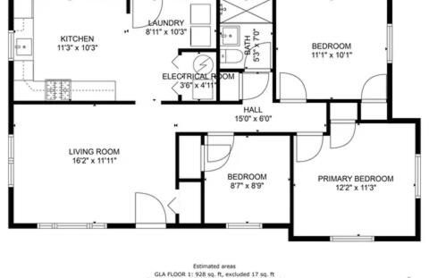 3bed 1bath ranch home rental - Foto 18