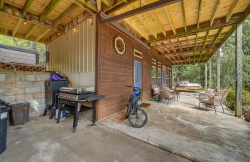 Lake Eufaula Cabin with Hot Tub and Large Deck - Foto 38