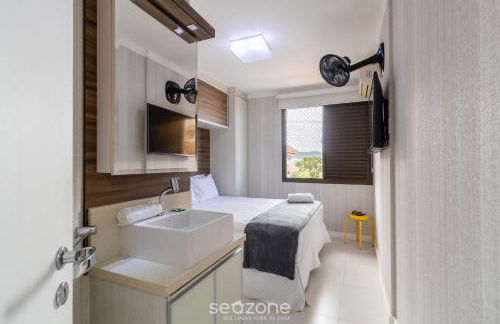 Apartamento o a 400m da Praia de Jurerê CDS0401 - Foto 17