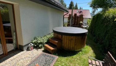 Chatka Czarny Bocian w Podgórzynie - Foto 3, Garden, Garden view