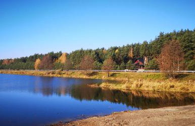 Kajaki wino i śpiew - domek z sauną w otoczeniu lasów i sąsiedztwie zalewu - Foto 16