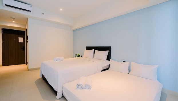 Cozy Stay Studio Apartment For 4 Fax Carstensz Residence - Foto 5, Habitación