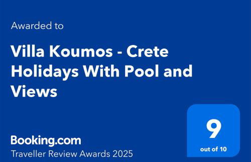 Villa Koumos - Crete Holidays With Pool and Views - Foto 24