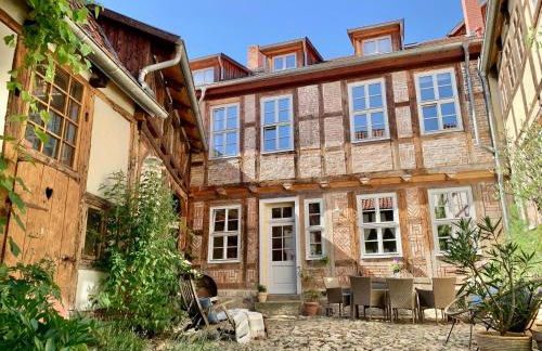 himmlischer Hof - Juwel von 1477 mit P, romantischer Innenhof, Kamin, Öko, Denkmal - Foto 72