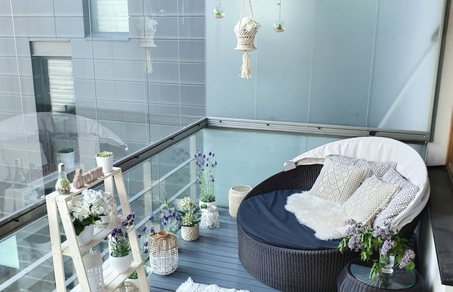 Superb 1BR home with sauna and terrace - Foto 11