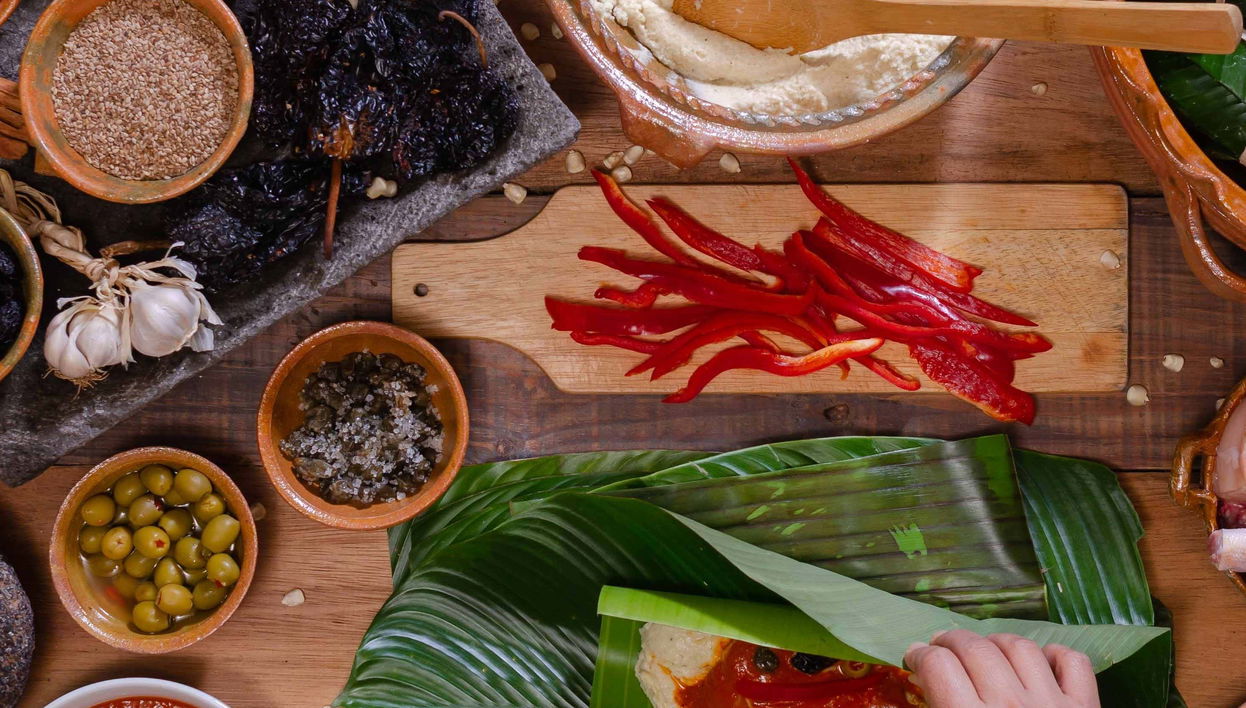 Corso di cucina in un villaggio maya