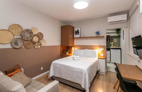 Studio Moderno e aconchegante a 100m do metrô, 700m da Praia e do Aterro do Flamengo, conforto e tranquilidade no coração do Rio! - Foto 1