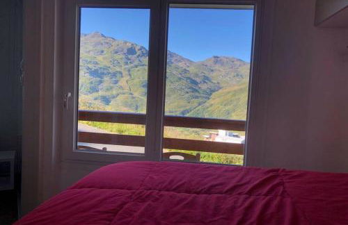 Les Ménuires - Appart 2 pièces 4 pers - Balcon plein SUD - Ski aux pieds - Foto 7