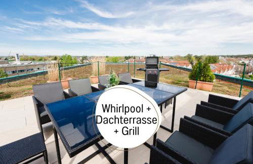 Design Penthouse - 4SZ - 2Bäder - Whirlpool - 2 Parkplätze - Dachterrasse - Foto 1