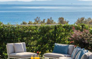 New LUXURY apartment with sea view and PRIVATE heated pool, 50m from the beach - Foto 9