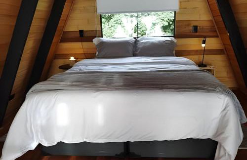 Cabaña Triángulo del Sol | Vista a las montañas | Hidromasaje | Aire - Foto 3