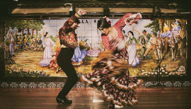 Artistas en el Tablao Flamenco 1911
