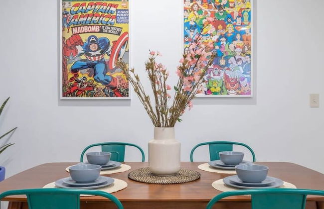 Cherry Suites 2BR Apt w W D Arcade Machine - Foto 24