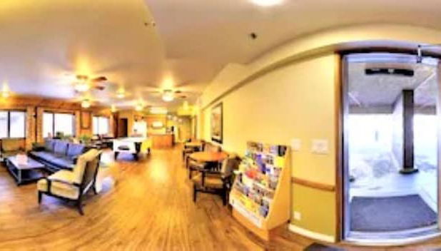 Zona de estar del vestíbulo