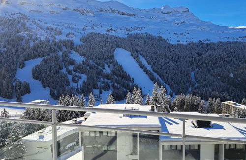 Penthouse 3-bedroom apartment, mountain views, large terrasse, piste access - Photo 14