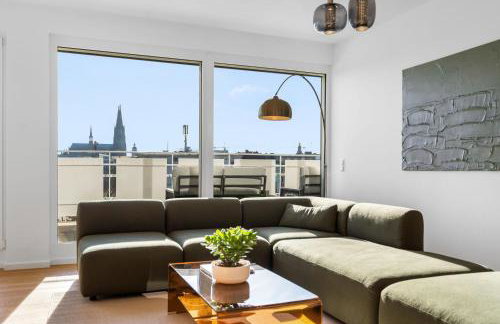 Exclusive penthouse - loft with private parking overlooking cologne cathedral - Foto 44