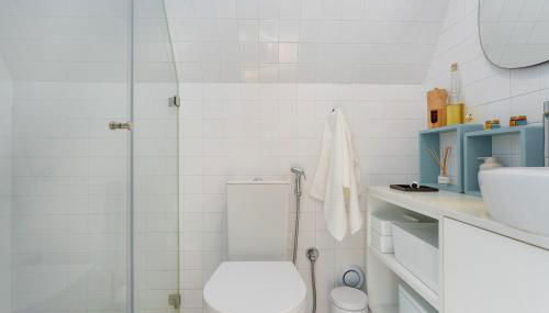 La Concha Alegre, Duplex in Trafaria - Photo 4, towels, Shower