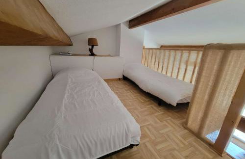Maison de vacances, sejour cuisine climatisation, residence MAS DE LA PLAGE 1, terrasse Sud degagee 4 couchages Portiragnes LRMP77 - Foto 5