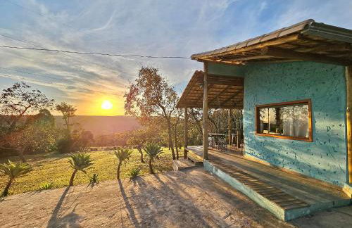 Chalés Vila Real - Tranquilidade na Serra de Carrancas - Piscina com uma vista espetacular do Pôr do Sol - Foto 98